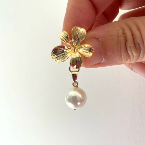Orecchini Donna Italiani Handmade A Ruota Con Perle E Corallo – Gioielli Originali Di Caltagirone